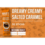 Maud's Instant Salted Caramel Flavored Coffee (Insta Dreamy Creamy Salted Caramel) - 30ct