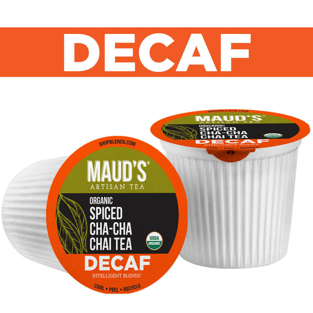 Maud's Organic Decaf Chai Tea Pods (Spiced Cha-Cha Chai)