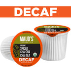 Maud's Organic Decaf Chai Tea Pods (Spiced Cha-Cha Chai)