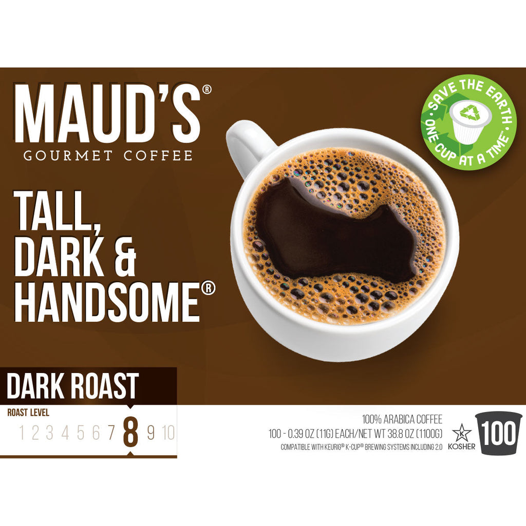 Maud's Dark Roast Coffee Pods (Tall Dark & Handsome)
