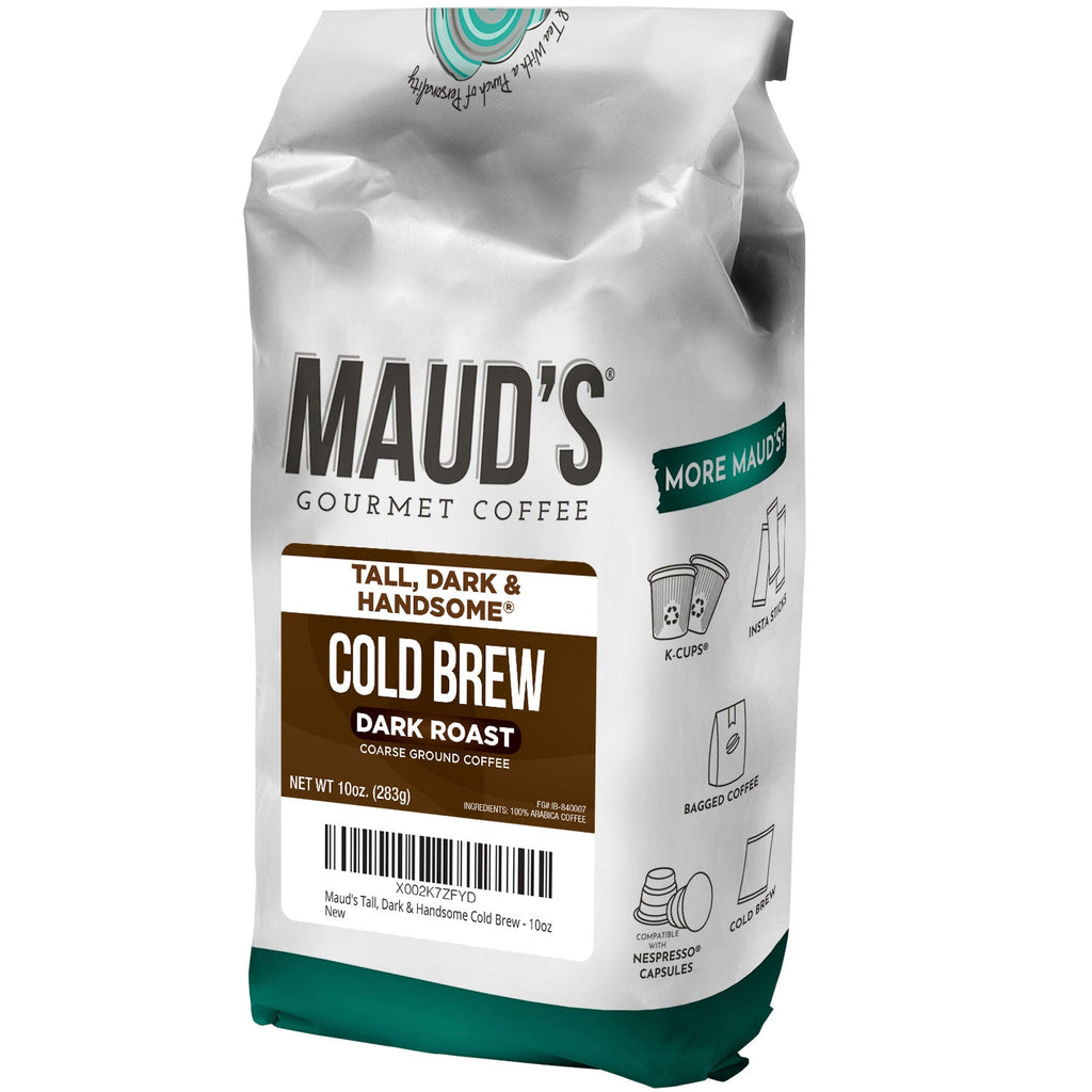 Maud's Dark Roast Cold Brew Ground Coffee (Tall Dark & Handsome Cold Brew)