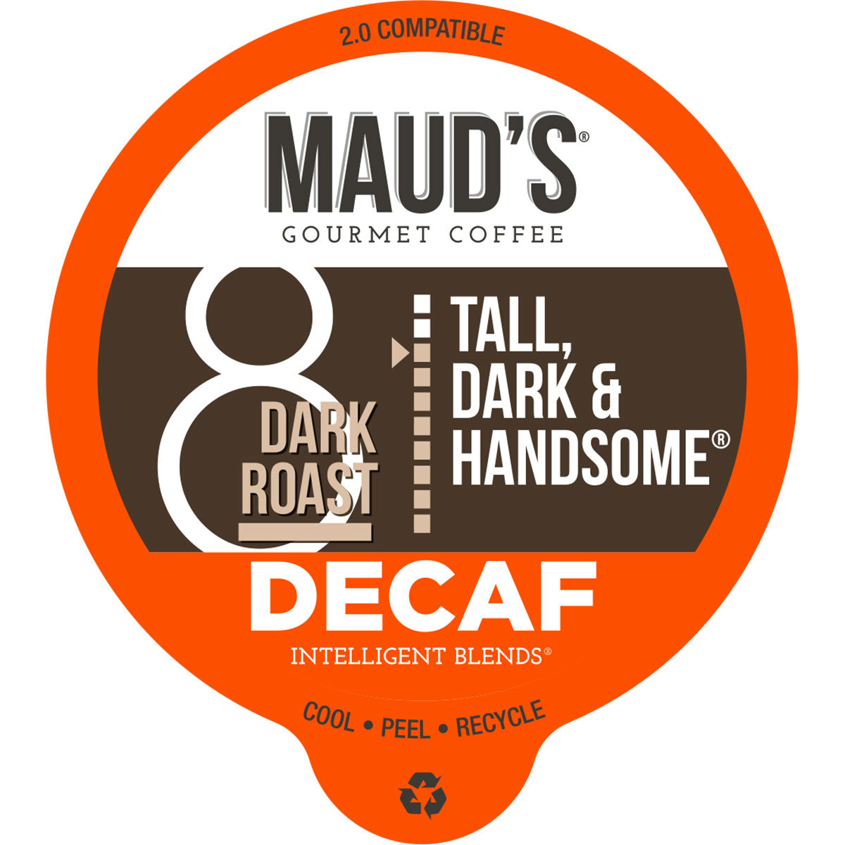Maud's Decaf Dark Roast Coffee Pods (Decaf Tall Dark & Handsome)