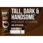 Maud's Instant Dark Roast Coffee (Insta Tall, Dark & Handsome) - 30ct