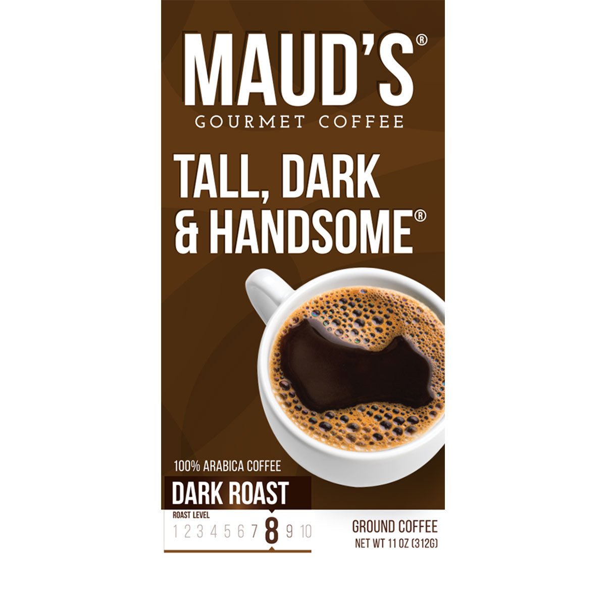 Maud's Dark Roast Ground Coffee (Tall Dark & Handsome)