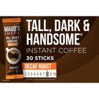 Maud's Instant Decaf Dark Roast (Insta Decaf Tall, Dark & Handsome) - 30ct