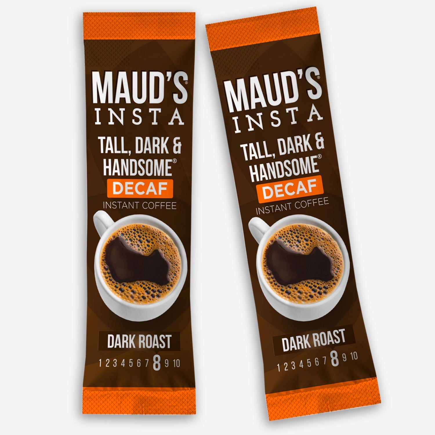 Maud's Instant Decaf Dark Roast (Insta Decaf Tall, Dark & Handsome) - 30ct