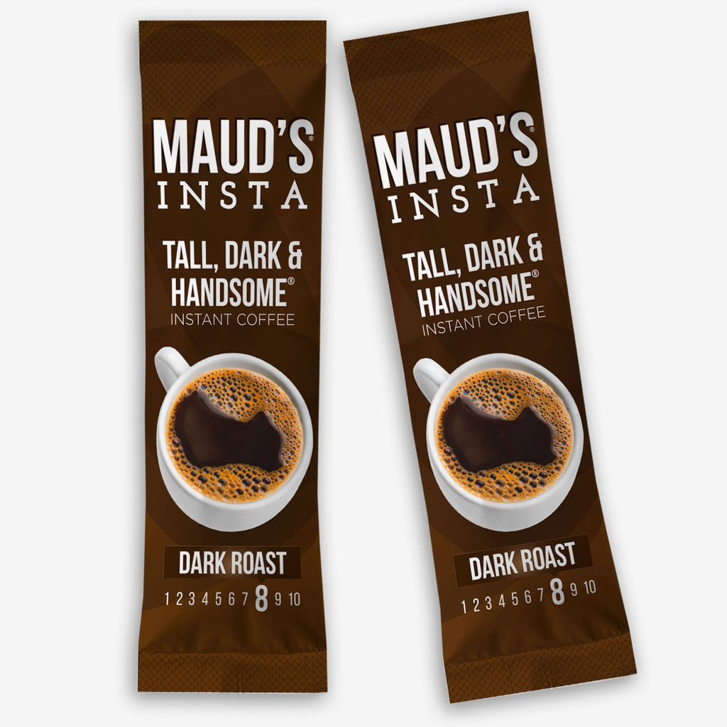Maud's Instant Dark Roast Coffee (Insta Tall, Dark & Handsome) - 30ct