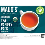 Maud's Organic Tea Pods Variety Pack (8 Blends) - 48 Pods