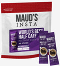 Maud's Instant Half Caff Coffee (Insta World's Best Half Caff) - 30ct
