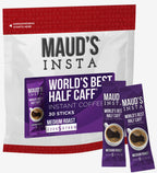 Maud's Instant Half Caff Coffee (Insta World's Best Half Caff) - 30ct