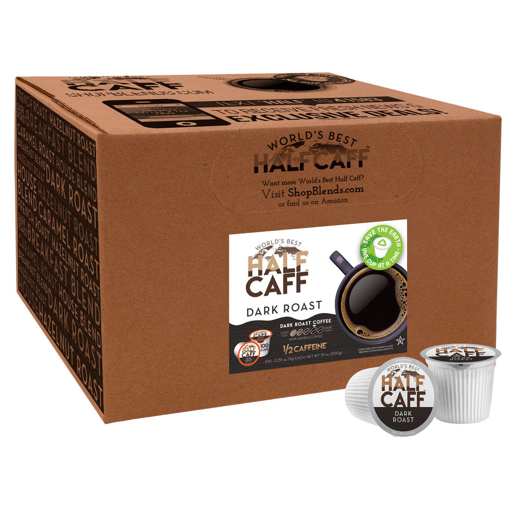 World's Best Half Caff™ Dark Roast Coffee Pods