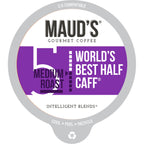 Maud's Half Caff Medium Roast Coffee Pods (World's Best Half Caff)