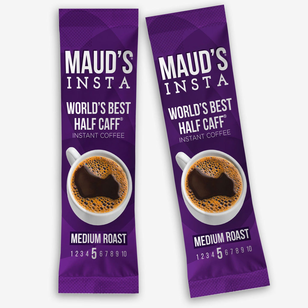 Maud's Instant Half Caff Coffee (Insta World's Best Half Caff) - 30ct