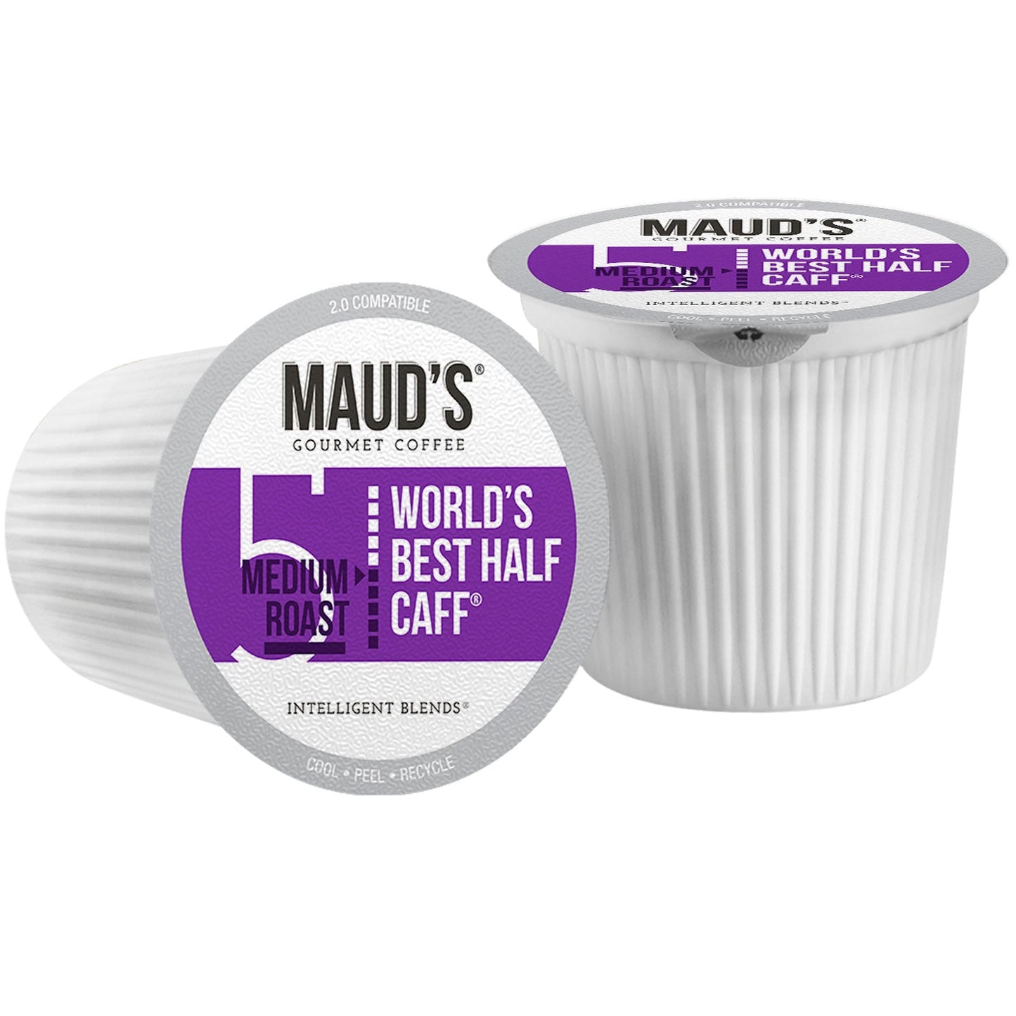 Maud's Half Caff Medium Roast Coffee Pods (World's Best Half Caff)