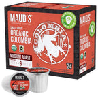 Maud's Organic Single-Origin Fair-Trade Colombia Medium Roast Coffee Pods
