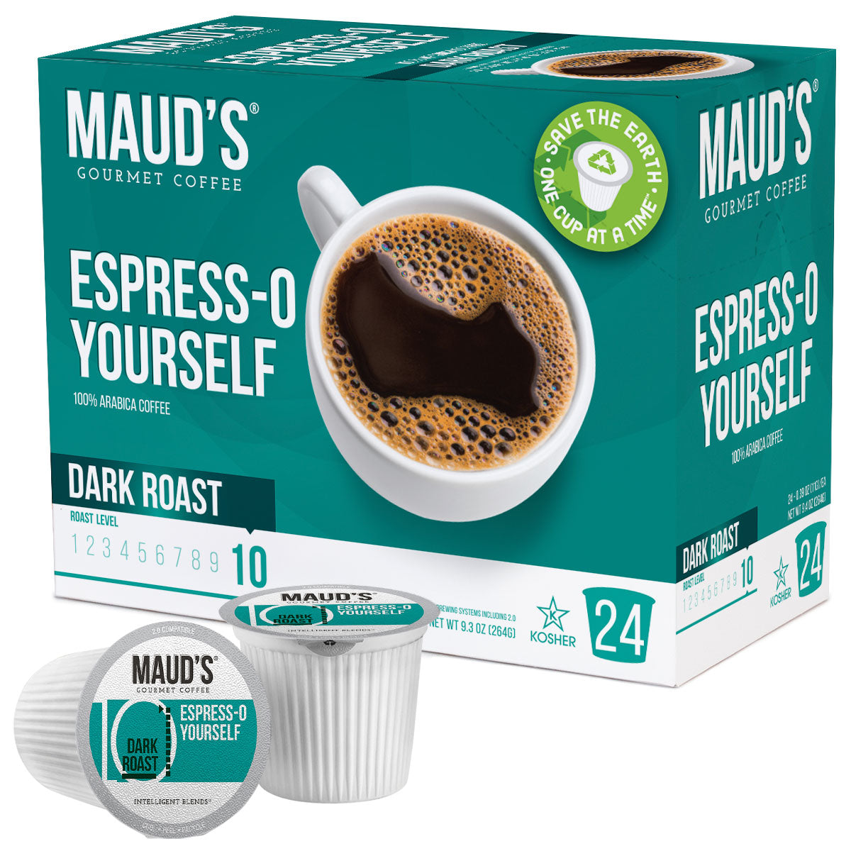 Maud's Dark Roast Coffee Pods Variety Bundle (3 Blends) - 144 Pods