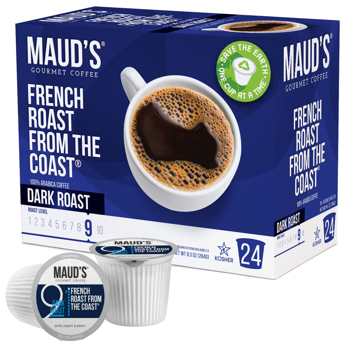 Maud's Dark Roast Coffee Pods Variety Bundle (3 Blends) - 144 Pods