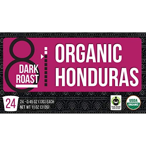 Maud's Organic Single-Origin Fair-Trade Honduras Dark Roast Coffee Pods