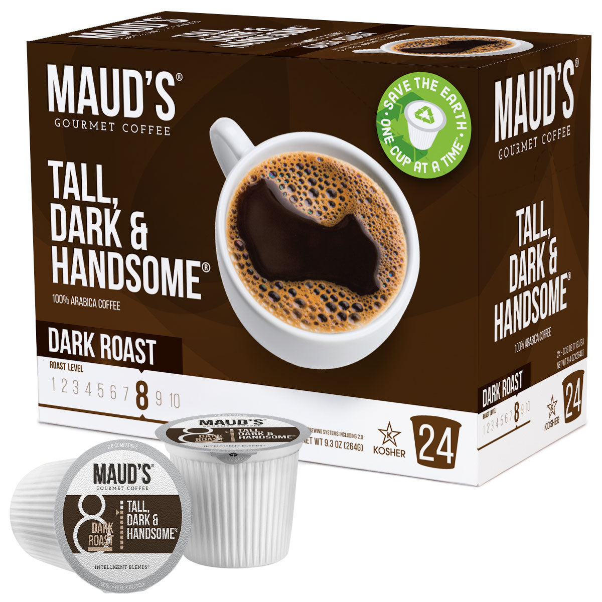 Maud's Dark Roast Coffee Pods Variety Bundle (3 Blends) - 144 Pods