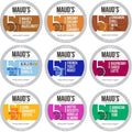 Maud's Flavored Coffee Pods Variety Pack (9 Blends) - 40 Pods
